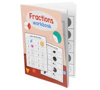 UKCOCO Libro di Pratica Frazioni Matematica per Prescolari Kit Didattico con Esercizi Progressivi Supporto per Apprendimento Indipendente per Scuola e Homeschooling