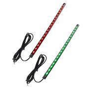 UKCOCO Luci di Navigazione a LED Marine 12v 2 Pezzi, Luci Laterali Rosso e Verde Impermeabili per Yacht, Barra Luminosa Segnalazione Barca Basso Consumo e Facile Installazione