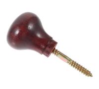 UKCOCO Manico per Bastone da Passeggio in Legno Massello Testa di Canna Lucidata, Pomello Ergonomico Antiscivolo, Accessorio per Supporto Camminata, Adatto a Persone Anziane e Adulti