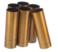 UKCOCO Manicotti Copribase Per Lampadari in Ferro, Coperture Per Tubi Di Candele, Accessori Per Basi Lampade Da Tavolo e Plafoniere, Set 6 Pezzi, Design Retrò Per Ambienti Interni