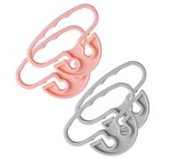 UKCOCO Maniglie per Borse della Spesa in Pp 4 Pezzi Rosa, Impugnature Ergonomiche Antifatica per Uso Esterno Durante la Spesa, Facili da Usare e Resistenti Colore Casuale