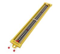 UKCOCO Manometro a Colonna D'acqua in Lega ±2000pa, Misuratore di Pressione Differenziale Compatto per Gas Naturale, Strumento Preciso per Test Idraulici e Diagnostica Hvac