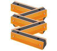 UKCOCO Marcatori Stradali Riflettenti Rettangolari 5 Pezzi Doppia Faccia per Delimitazione Margini Vialetti e Parcheggi Installazione Semplice e Duratura