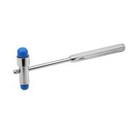 UKCOCO Martello Multifunzionale Doppia Testa T Shaped con Ago e Pennello Blu Strumento per Test Dei Riflessi e Percussione Tendinea per Ospedali e Saloni Bellezza