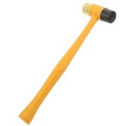 UKCOCO Mazzuolo di Plastica Giallo Doppia Testa Anti-scivolo e Resistente alle Crepe per Lavorare Legno e Pelle per Installazioni Domestiche e Decorazioni