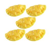 UKCOCO Modelli di Gnocchi di Uova Artificiali in Pvc 5 Pezzi, Decorazioni Alimentari Realistiche per Ristorante, Giocattoli da Cucina Resistenti e Facili da Pulire per Giochi di Finzione