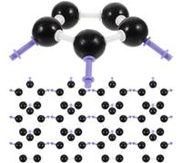 UKCOCO Modello di Struttura a C60 in Plastica 23mm, Strumento Didattico Scientifico per Educazione Chimica, Modello Resistente per Laboratorio e Scuola