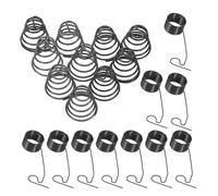 UKCOCO Molla per Filo per Macchina da Cucire, Thread Take up Spring, Stitch Tension Spring, Acciaio Nero, 60 Pezzi, per Appassionati di Pezzi di Ricambio per Riparazione