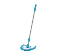 UKCOCO Mop Rotante Telescopico Mini Triangolare per Pulizia Profonda Angoli Spessa e Assorbente Adatto Tutti i Pavimenti Manico Estensibile per Facile Stoccaggio