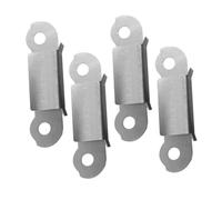 UKCOCO Morsetti per Letto Riscaldato 3D Stampante Clip in Metallo per Piattaforma Vetro Set 4 Pezzi per Fissaggio Stabile e Installazione Fai da Te