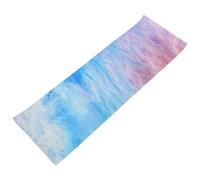 UKCOCO Nastro Antiscivolo Trasparente in Carta Vetrata per Longboard e Skateboard, Adesivo Design Colorato, Resistenza All’attrito e Fissaggio Stabile per Uso Outdoor su Scooter