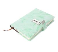 UKCOCO Notebook con Serratura Portatile in PU Segreto Multiuso con Carta Morbida per Appunti Pianificazione e Registrazioni Personali per Studenti e Lavoro