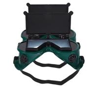 UKCOCO Occhiali da Saldatura Maschera Protettiva 2 Pezzi a Doppia Faccia, Occhiali Antivento Regolabili per Saldatori e Operai in Cantiere