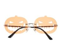 UKCOCO Occhiali da Sole Halloween a Forma di Zucca senza Montatura, come Photo Prop per Party, per Creare Un'atmosfera Estiva Originale e Divertente