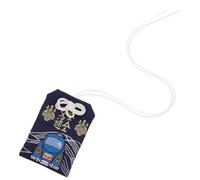 UKCOCO Omamori Amuleto Portafortuna Versatile Design Tradizionale Giapponese per Sicurezza Stradale Decorativo Blu per Casa e Auto