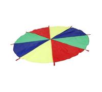 UKCOCO Ombrello Rainbow Cooperativo All con Manici per Attività Sensoriali e Sviluppo per Giochi Gruppo e Divertimento