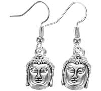 UKCOCO Orecchini Buddha Pendenti da Donna in Lega di Zinco, Gioielli Leggeri Design Buddha Decorazione Dell’orecchio per Eventi e Feste