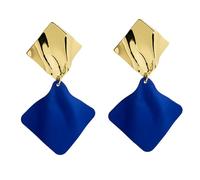 UKCOCO Orecchini Pendenti a Rombo Vintage per Donna in Lega Resistenti All’usura, Accessori Estetici alla Moda per Feste e Look Distintivi