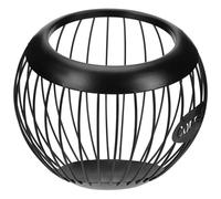 UKCOCO Organizer Creativo in Ferro Funzionale Cestino Porta Capsule e Frutta Design Europeo Moderno per Cucina e Soggiorno Resistente e Pratico con Base Piatta Protettiva