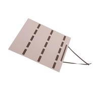 UKCOCO Organizer da Parete in per Gioielli e Occhiali da Sole Multifunzione e Portagioie Appendibile per Orecchini Collane e Bracciali Colori Beige