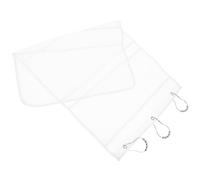 UKCOCO Organizer Sospeso da Bagno in Rete a 8 Scomparti, Borsa da Doccia Appesa Traspirante e Pieghevole, Contenitore Porta Giocattoli per Vasca, Supporto Muro per Bagno e Doccia