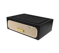 UKCOCO Organizer Tavolo con Cassetto Trasparente per e Cosmetici Scatola per Vanity e Tavolo Adatto per Lipstick Maschere e Accessori Design Compatto e Impilabile