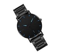 UKCOCO Orologio Da Polso Acciaio Inossidabile Per Uomo Design Elegante e Sottile Orologio Casual Per Ogni Occasione Per Fidi Mariti e Amici