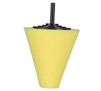 UKCOCO Pad Lucidante Cono Giallo per Auto Professionale per Ceratura Lucidatura e Finitura Dettagliata Ruote Paraurti e Superfici Difficili