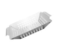 UKCOCO Padella da Inossidabile Resistente all Usura Accessorio per BBQ Adatta per Picnic e Grigliate all Facile da e