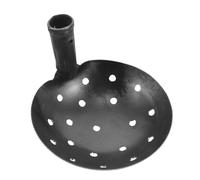 UKCOCO Pala per Letame in Metallo, Fori da 1cm, Resiste alla Corrosione, per la Pulizia dei Fanghi e Lavori Agricoli All'aperto