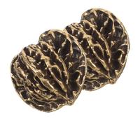 UKCOCO Palline Cinesi per Esercizi Manuali in Ottone Massiccio Finitura Anticata Set da 2 Noci da Ginnastica Artigianali per Anziani Decorazioni Tradizionali per Casa e Ufficio