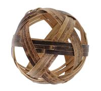 UKCOCO Pallone da Calcio in Bambù per Misura Adatta per Sviluppo Abilità Sicuro e Leggero Giocattolo Sportivo per Uso Interno ed Esterno Promuove Coordinazione e Attività Fisica