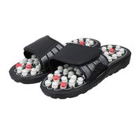 UKCOCO Pantofole Massaggianti i Piedi Agopressione in Gomma Antiscivolo, Calzature per Agopuntura da Casa Unisex, Pantofole Estive Comode per Massaggio e Relax Interno ed Esterno