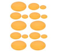 UKCOCO Pellicola Colorata Traslucida per Luci LED 15 Pezzi, Filtri Adesivi per Illuminazione D'atmosfera Copertura Arancione, Compatibile Faretti LED per Interni e Ambienti Relax