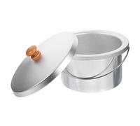 UKCOCO Pentola Per Sciogliere La Cera in Alluminio 600cc Con Coperchio, Contenitore Interno Per Scaldacera Pratico e Resistente, Set Da 2 Pezzi Per Depilazione Professionale e Uso Domestico