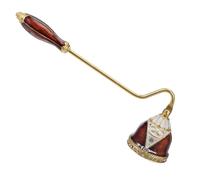 UKCOCO per Candele in Metallo Smaltato Europeo retrò Strumento per Spegnere Candele Senza Fumo Accessorio Elegante per Casa Matrimoni e Banchetti