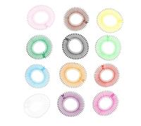 UKCOCO Pettine per Parrucca Circolare Elastico 12 Pezzi in Polipropilene Fascia Elastica, Accessori per Parrucche per Uso Personale e Barbiere, Fissaggio Comodo e Pratico per Acconciature Chioma