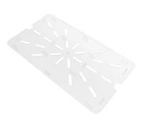UKCOCO Piastra di Scolo Elegante e Funzionale in Acrilico Bianco Resistente e Versatile Grande Capacità , per Cucina e Zona Pranzo