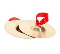 UKCOCO Piccoli Piatti Musicali da Dito in Rame Strumenti Portatili per Ragazzo Ragazza Ragazza Corda Adatti per Danza del Ventre Spettacoli e Interazione Genitore-figlio Colore Casuale