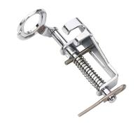 UKCOCO Piedino Premistoffa a Molla in Acciaio Inox 2 Pezzi per Macchina da Cucire Domestica a Gambo Basso, Set Piedino per Ricamo e Trapuntatura Adatto Brother Singer New Home, Accessori