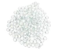 UKCOCO Pietre di Vetro Confezione da 1800g Piatte e Arrotondate 17-19mm Resistenti alle Macchie d'Acqua e Colore Stabile per Decorazioni Vaso e Micro Paesaggi