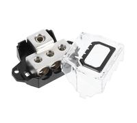 UKCOCO Portafusibili Auto Audio Vie in Stabile per Amplificatori Blocco Fusibili per Impianto Sonoro Auto Accessorio Essenziale per Upgrade Audio Veicolare