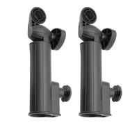 UKCOCO Portaombrelli da Golf Regolabile a 180° Morsetto Resistente e Compatto Supporto per Ombrellone da Carrello da Golf Accessorio Antivento per Passeggini Bici e Sedie da Spiaggia