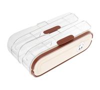 UKCOCO Portauova Frigorifero Due Strati Con Design Automatico Organizzatore Salvaspazio Per Uova Con Rotazione e Materiale Riutilizzabile Per Cucina e Frigorifero