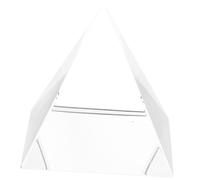 UKCOCO Prisma Ottico a Quattro Facce in Vetro per Scienza e Fotografia Prisma Singolo per Spettro di Luce e Acchiappasole Arcobaleno Decorazione da Scrivania Compatta e Durevole