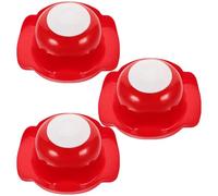 UKCOCO Proteggi Mani per Affettaverdure in Plastica e Acciaio Inossidabile, Taglia Patate e Cipolle in Cucina o Ristorante Hot Pot, Set da 3 Pezzi
