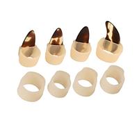 UKCOCO Protezioni Unghie in Silicone Regolabili per Guzheng Coperture Protettive Ergonomiche Comfort e Durata per Suonatori Oltre Anni Dita Mano Destra Colore