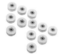 UKCOCO Puleggia Folle in Alluminio per Cinghia di Distribuzione Gt2 20 Denti 6 MM Foro 3 MM Set 10 Pezzi per Stampanti 3D Macchine Cnc e Robotica Trasmissione Sincrona Alta Precisione