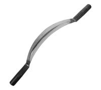 UKCOCO Raschietto per Corteccia in Acciaio Manganese Curvo Utensile Multifunzionale per Scortecciare Legno da Esterno con Manico Antiscivolo Ergonomico Strumento di Rimozione Rapida