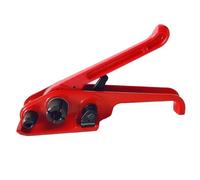 UKCOCO Reggiatrice Manuale per Imballaggio in Pet Facile da Usare Portatile Colore Rosso per Scuola e Cassetto della Scrivania